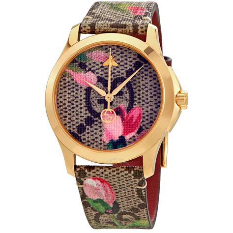 floral gucci watch|gucci g-timeless.